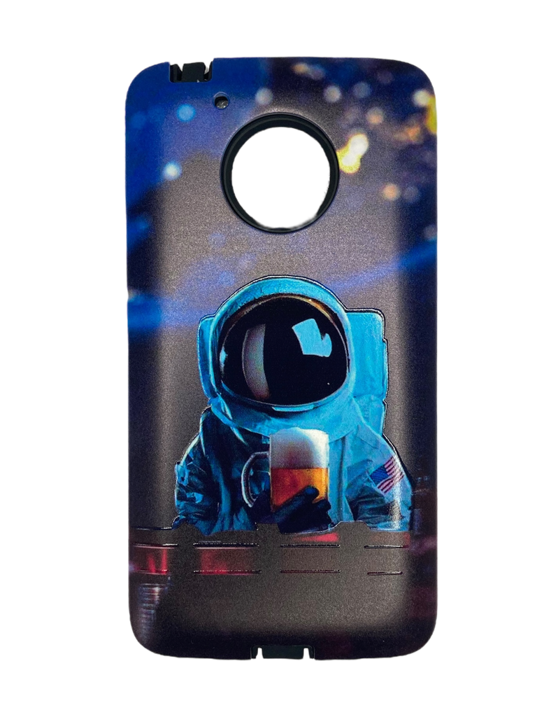 CASE DISEÑO RELIEVE (MOTOROLA G5) (ASTRONAUTA)