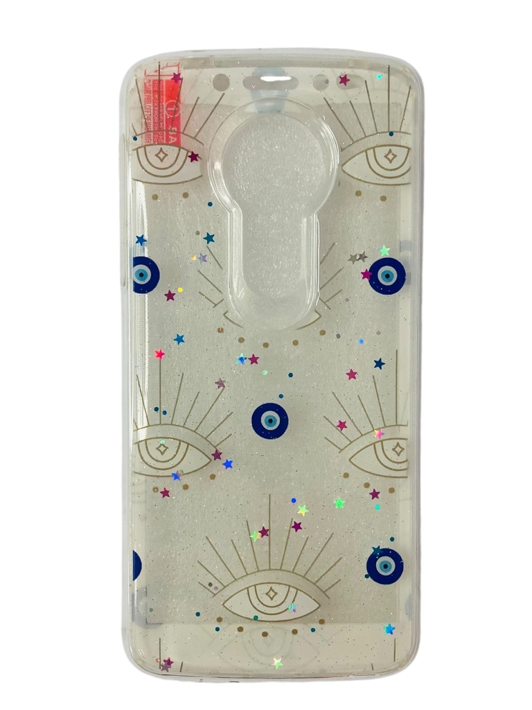 CASE BRILLO DISEÑO (MOTOROLA G6 PLAY)  (OJOS)