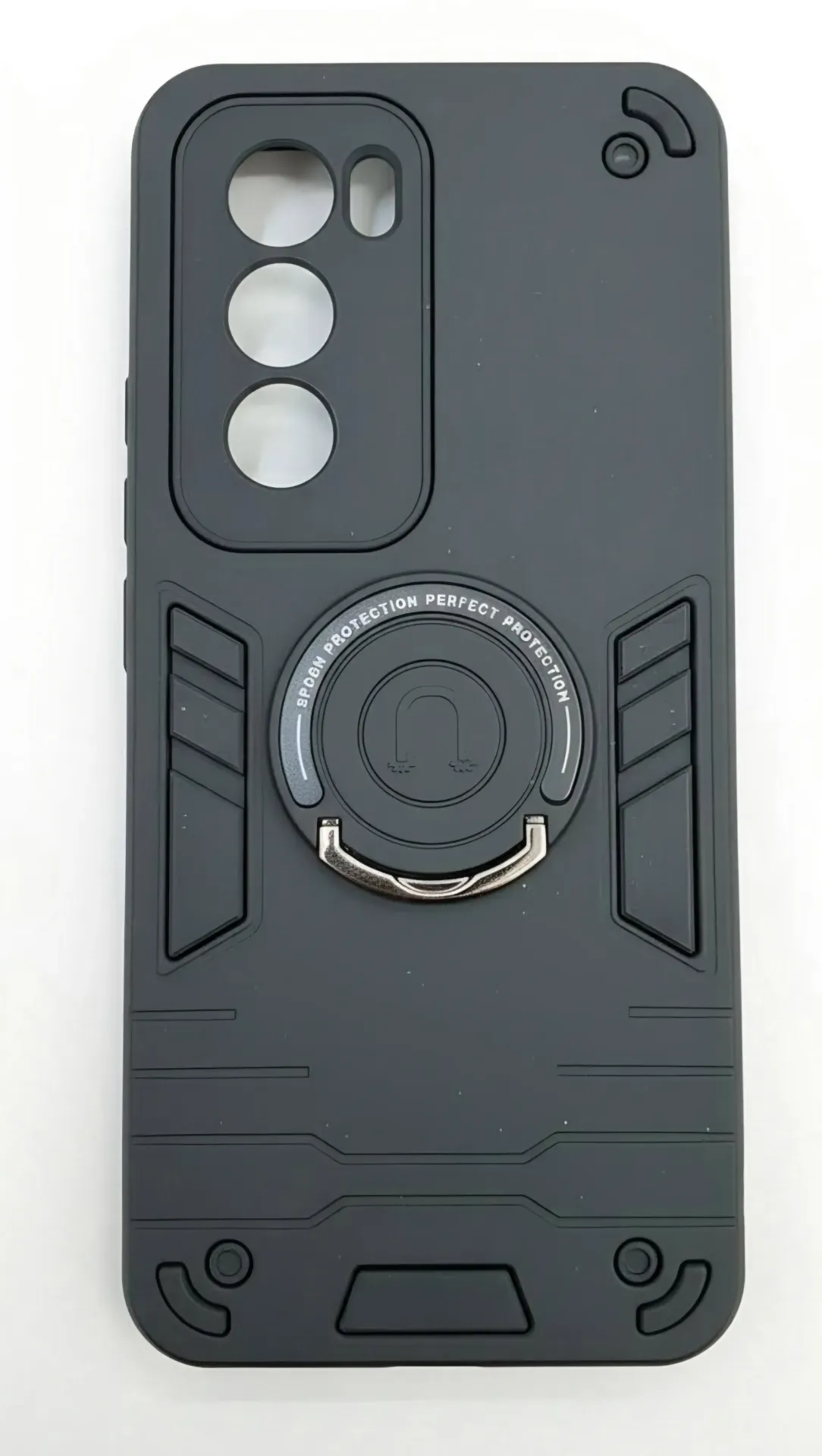 [300269] CASE ANILLO 9D (OPPO RENO 12 5G) (NEGRO)