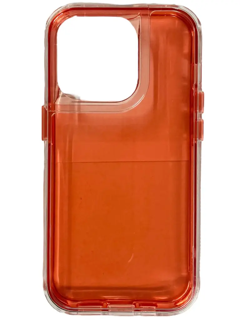 CASE RAINBOW DOS PIEZAS (IPHONE 14 PRO) (ROJO)