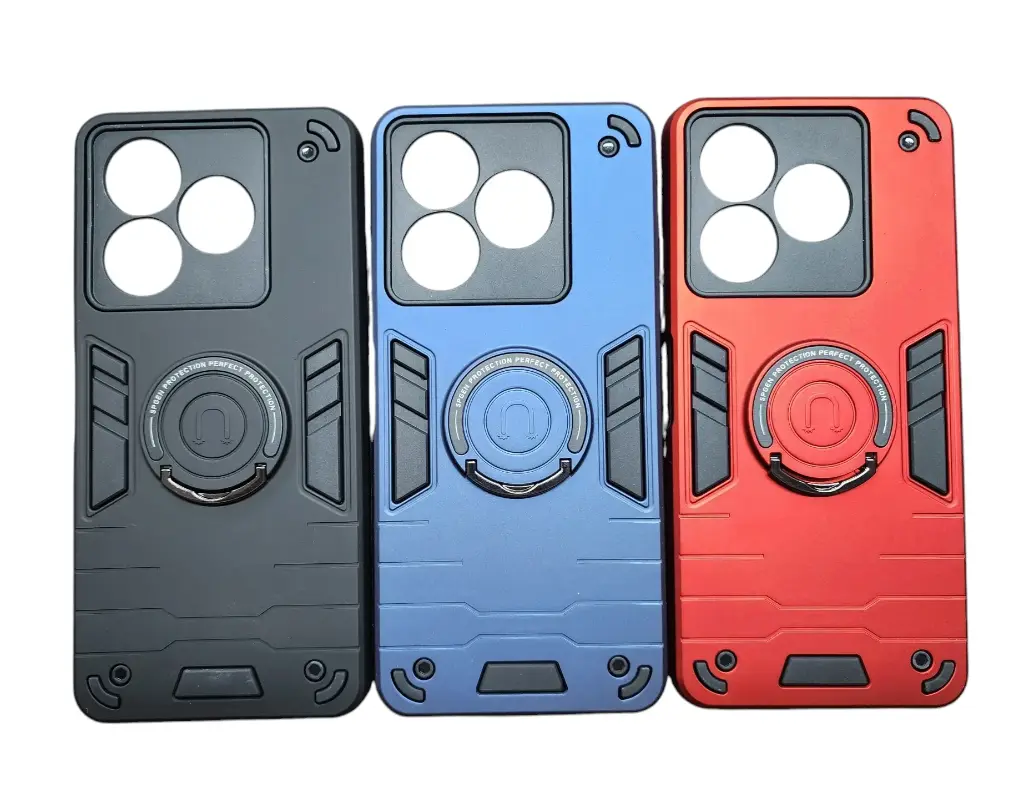 CASE ANILLO 9D (ZTE A34) (NEGRO)