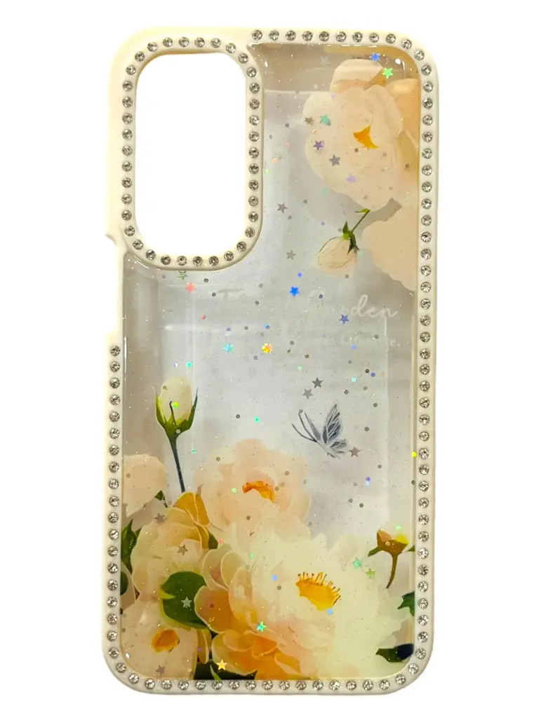CASE FULL DIAMANTE (SAMSUNG A16) (FLORAL)