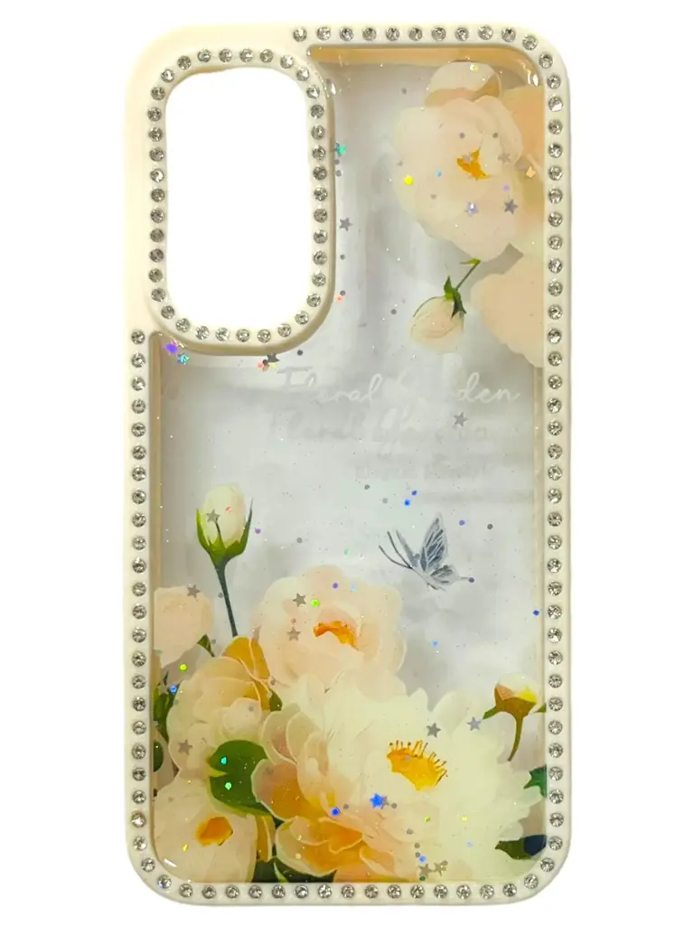 CASE FULL DIAMANTE (SAMSUNG A55 / SAMSUNG A55) (FLORAL)