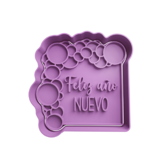 Feliz Año Nuevo Cortador de Galletas
