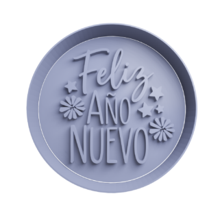 Feliz Año Nuevo Cortador de Galletas