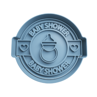 Baby Shower con Chupete Cortador de Galletas