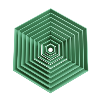 Set Hexagonos Cortador de Galletas