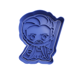Obi-Wan Kenobi Cute Cortador de Galletas