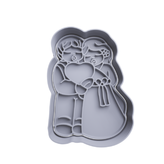 Pareja Cortador de Galletas