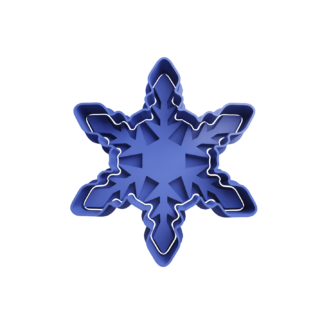 Copo de Nieve Cortador de Galletas