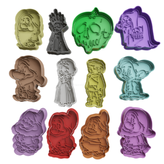 Set Blancanieves y los Siete Enanitos Cortador de Galletas