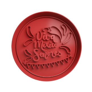 Viva Mexico Señores Cortador de Galletas