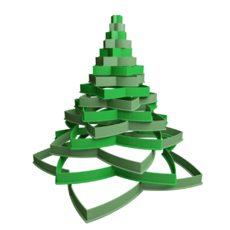 Estrellas Arbol de Navidad Cortador de Galletas