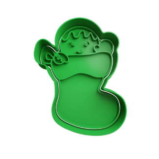 Muñeco de Jengibre en Calcetin Cortador de Galletas