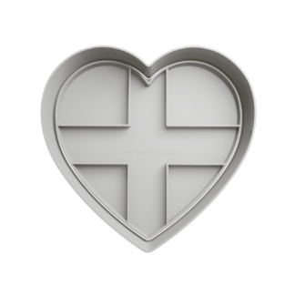 Corazon Republica Dominicana Cortador de Galletas