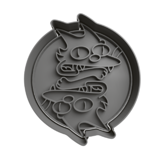 Bola de Nieve Ying Yang Cortador de Galletas