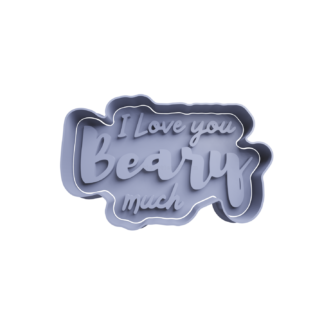 I love you beary much Cortador de Galletas