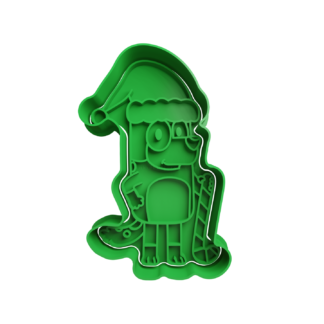 Chilli Heeler Navidad Cortador de Galletas