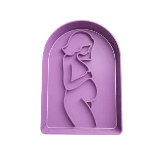 Mujer Embarazada Cortador de Galletas