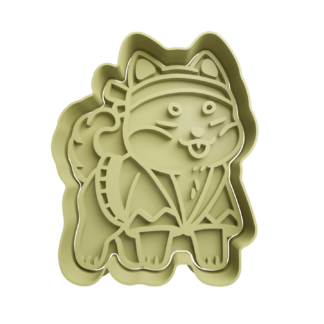 Perro Akita Cortador de Galletas