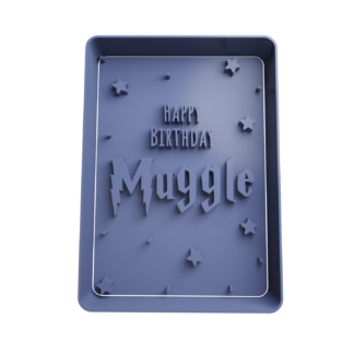 Happy Birthday Muggle Cortador de Galletas