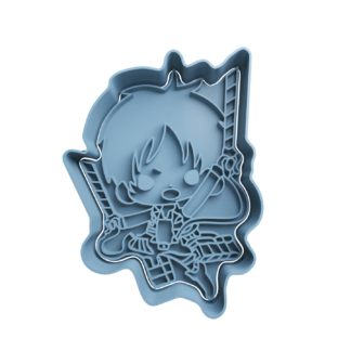 Eren Yeager Chibi Cortador de Galletas