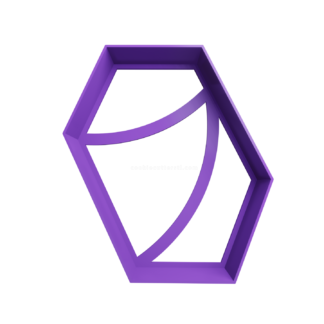 Hexagono Cortador de Galletas