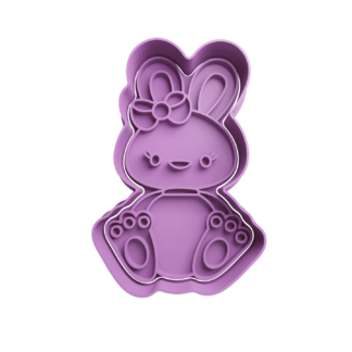 Conejo de Pascua Cortador de Galletas