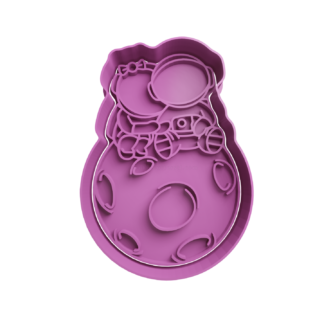 Astronautas Enamorados Cortador de Galletas