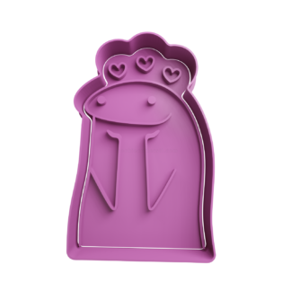 Deformito con corazon Cortador de Galletas