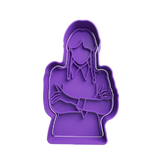 Merlina Addams Cortador de Galletas