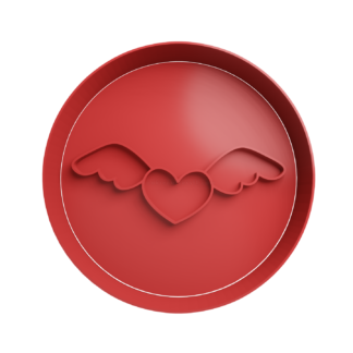 Corazón con Alas Cortador de Galletas