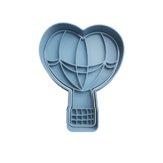 Globo Aerostatico Corazon Cortador de Galletas