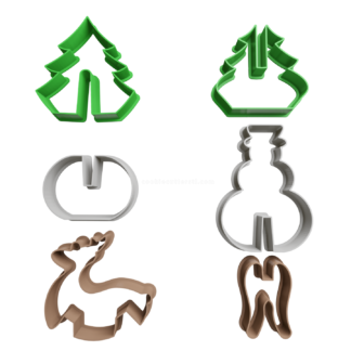 Set Navidad Cortador de Galletas