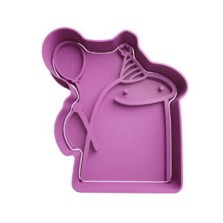 Deformito en fiesta Cortador de Galletas