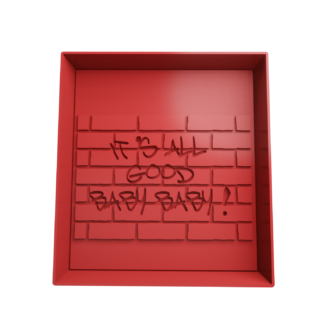 Muro con Grafiti Cortador de Galletas