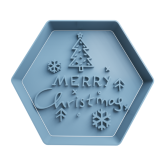 Merry Christmas Cortador de Galletas