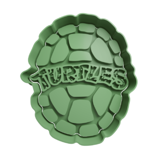 Caparazon Tortugas Ninjas Cortador de Galletas