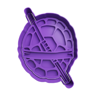 Caparazon Donatello Tortugas Ninjas Cortador de Galletas