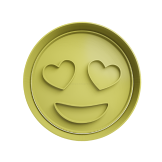 Emoticono Enamorado Cortador de Galletas