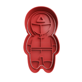 El Juego del Calamar Soldado Triangulo Cortador de Galletas