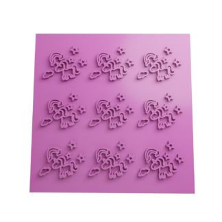 Texturizador Unicornio con Nubes