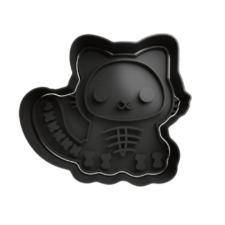 Gato Esqueleto Cortador de Galletas