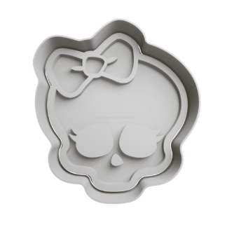 Calavera Monster High Cortador de Galletas