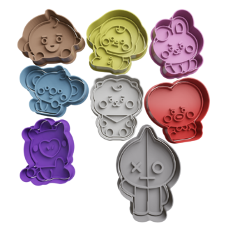 Set BT21 Baby 2 Cortador de Galletas