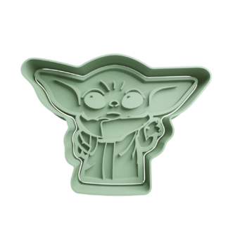Grogu Baby Yoda Cortador de Galletas