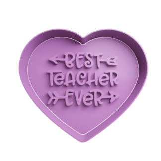 Best Teacher Ever Cortador de Galletas