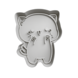 Mochi Mochi Peach Gato Cortador de Galletas