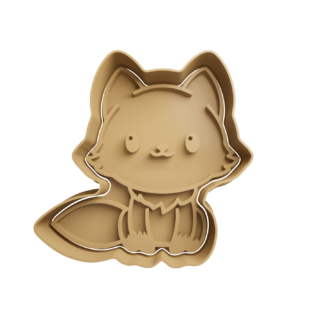 Zorro Cute Cortador de Galletas