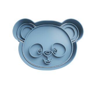 Osito Panda Peluche Cabeza Cortador de Galletas